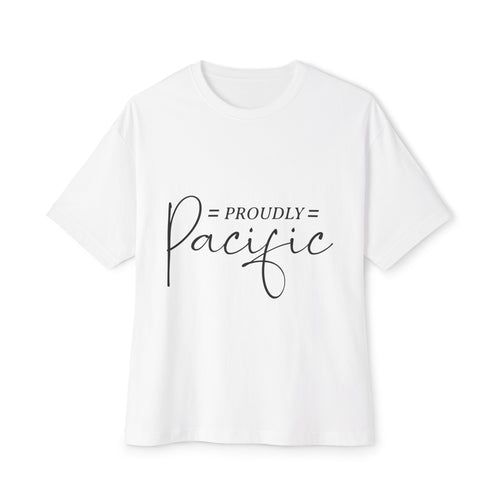 Proudly Pacific Boxy Tee - Unisex Oversized T-Shirt for Island Lovers
