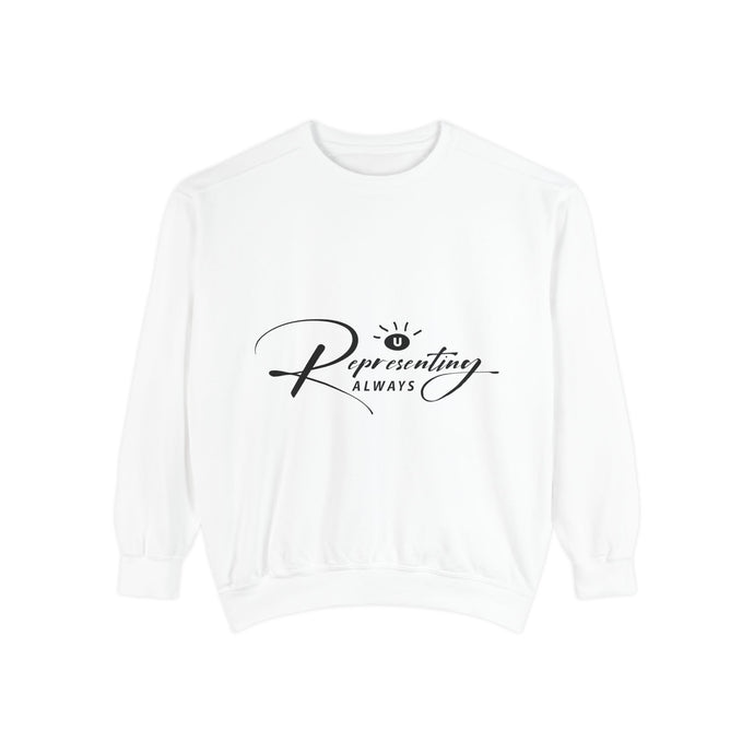 Representing Always Unisex Garment-Dyed Sweatshirt