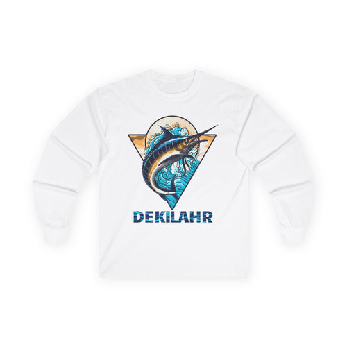 DEKILAHR Vintage Long Sleeve Tee - Nautical Theme for Ocean Lovers