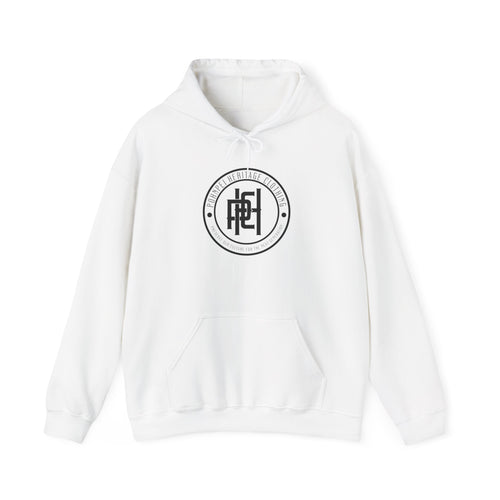 Stylish Unisex Heavy Blend™ Hoodie with Unique Logo Design