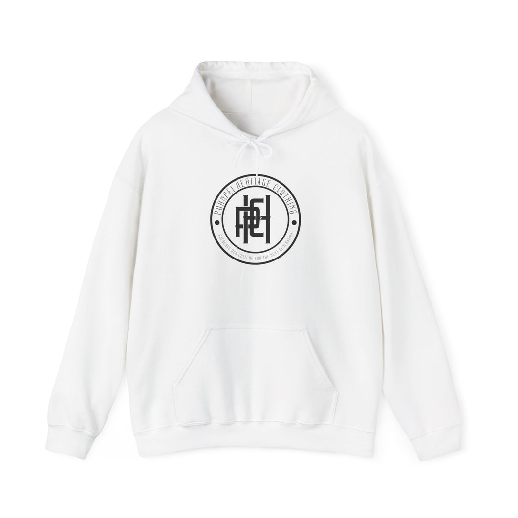 Stylish Unisex Heavy Blend™ Hoodie with Unique Logo Design
