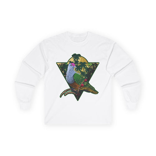 Tropical Bird Long Sleeve Tee