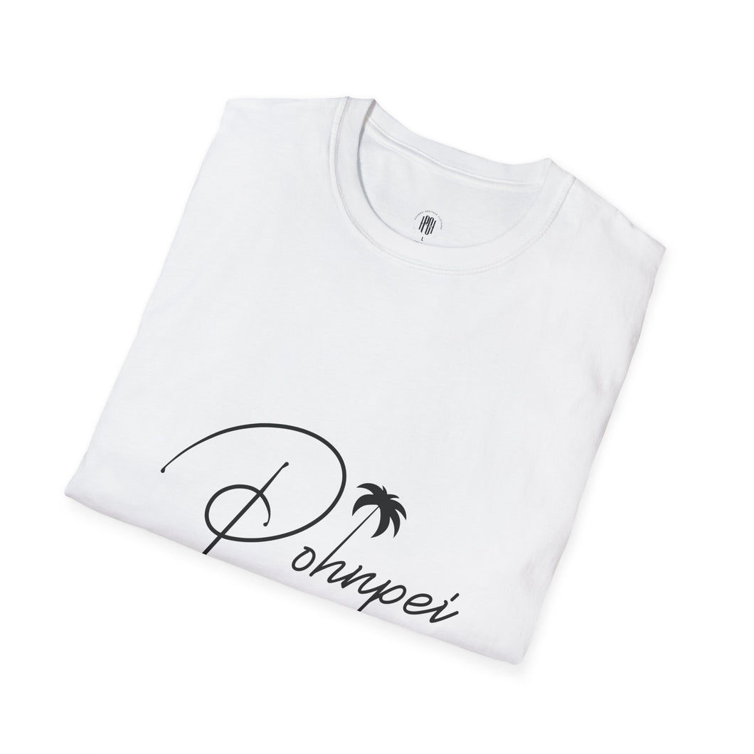 Pohnpei Pride Unisex T-Shirt, Softstyle Tee for Tropical Vibes, LGBTQ+ Celebration, Summer Fashion, Casual Wear, Gift Idea