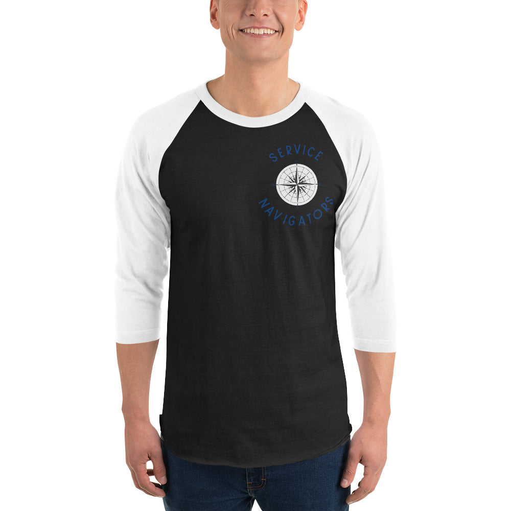 Service Navigators 3/4 sleeve raglan shirt