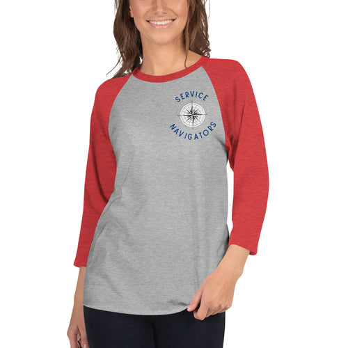 SERVICE NAVIGATOR /4 sleeve raglan shirt
