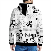 Load image into Gallery viewer, Pohnpei Custom Men&#39;s Coats Full-Zip Hooded Sweatshirt All Over Print Jackets with Plush