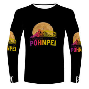 Pohnpei Custome Man's Sports Tops Stretchable Quick Drying Long Sleeve 691 collection